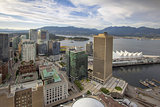 Vancouver BC City with Stanley Park View