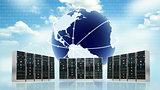 Internet Cloud Server concept