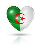 Love Algeria, heart flag icon