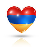 Love Armenia, heart flag icon
