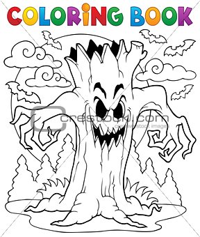 Coloring book Halloween character 7
