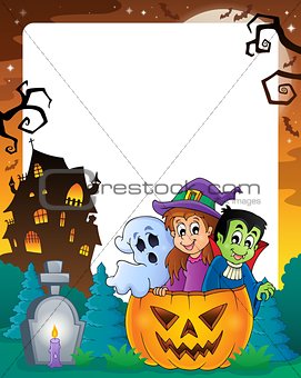 Halloween theme frame 2