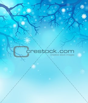 Winter theme background 1