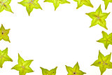 Starfruit (carambola) background