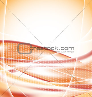 Abstract orange background, design template
