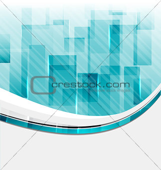 Abstract squares background for design business card