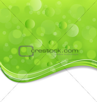 Abstract eco background with light effect