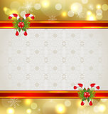 Christmas background with holiday decoration