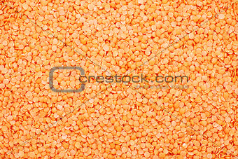 Red lentils background