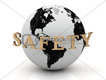 SAFETY abstraction inscription around earth 