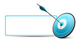 Target and Arrow, Vector Business Icon