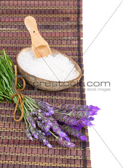 Fresh lavender spa set