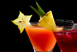 tropical fruit cocktails