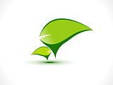 abstract eco chat icon