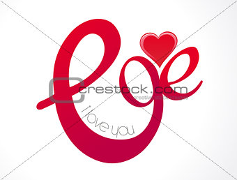 abstract love text wallpaper