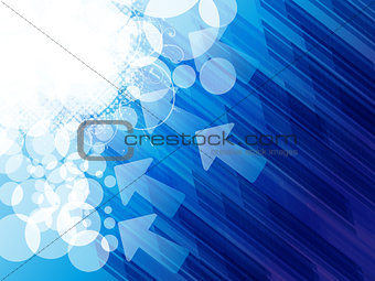 abstract shiny blue grunge background