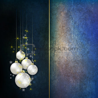 Abstract grunge celebration background with Christmas decoration