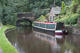 Barge on Huddersfield canal