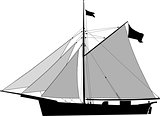 Cutter, sailing cargo vessel
