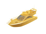 golden yacht