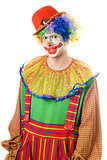 Portrait of a smiling clown