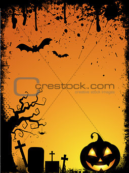 Grunge Halloween background