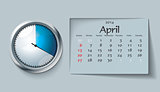 april 2014 - calendar