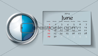 june 2014 - calendar