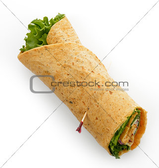 Turkey Wrap Sandwich