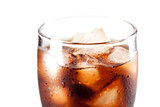 Fresh Cold Cola with ice