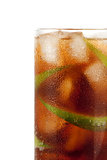 Cuba libre alcohol cocktail