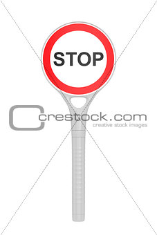 Plastic stop sign