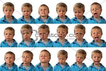 Expressions - five year old boy