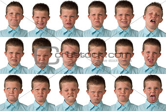 Expressions - Nine Year Old Boy