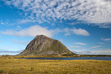 Hoven Mountain, Gimsoya, Lofoten Islands, Norway, Scandinavia