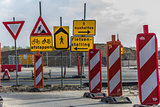 Many traffic signs