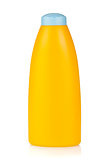 Plastic bottle of cleaning product