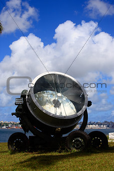 old military searchlight