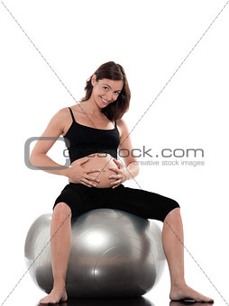Pregnant Woman Cheerful