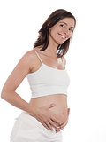 Pregnant Woman Portrait Smile
