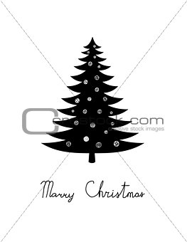 Marry Christmas greeting card