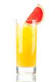 Alcohol cocktail with orange juice