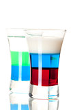 Shot cocktail collection: Anabolic and Russian Flag