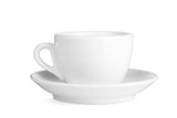 Small coffee cup with saucer