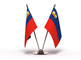 Miniature Flag of Liechtenstein