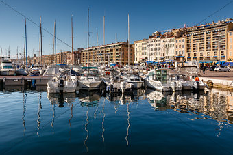 MARSEILLE, FRANCE - January 11: Boats on January 11, 2012 in the