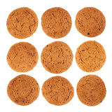 Fresh oatmeal cookies collection