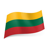 State flag of Lithuania. 
