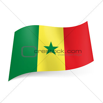 State flag of Senegal.