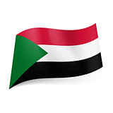 State flag of Sudan.